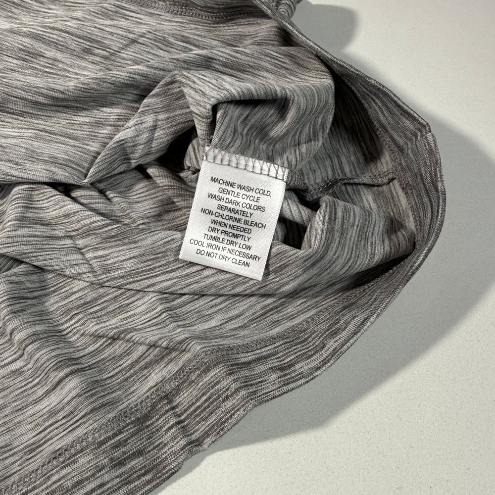 Atlas Premier Mens Grey Space Dye Striped Golf Polo Shirt Size Large NWT‎ - Picture 8 of 12